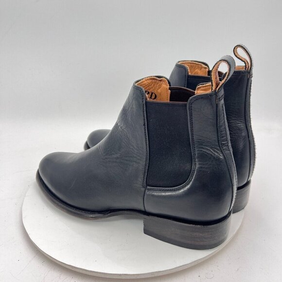 Freebird Palmer Men Size 11 9969 Black Leather Side Elastic Pull On Chelsea boot - Picture 6 of 16